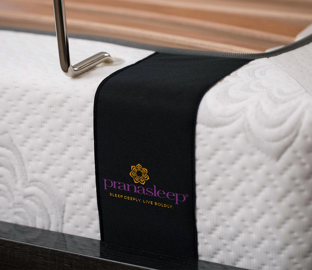 PranaSleep Luxe Adjustable Slat Bed Base