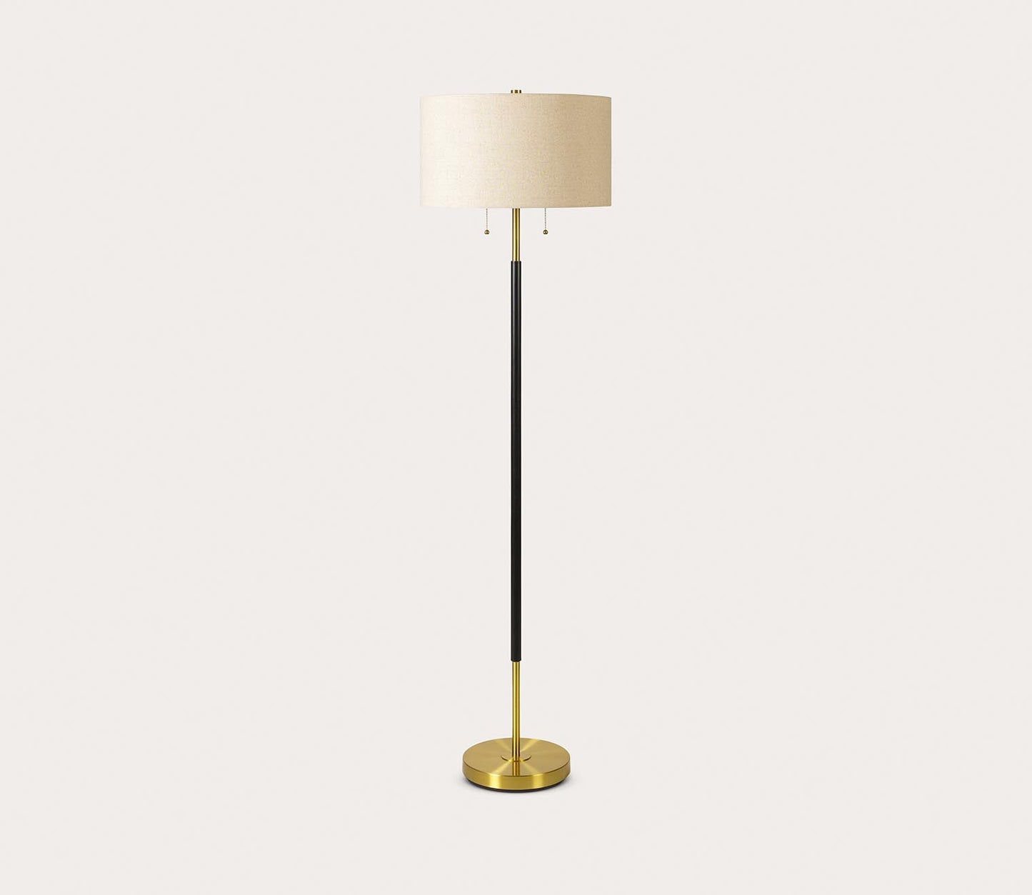 Surya Aberdeen Black and Gold Floor Lamp