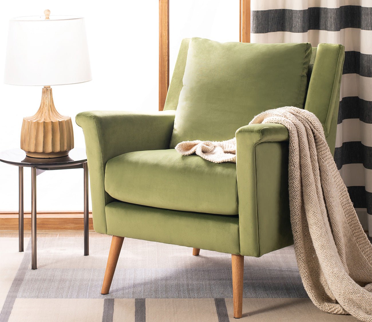 Safavieh Astrid Mid Century Armchair