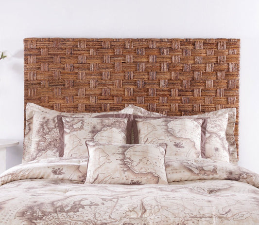 Palmetto Home Banana Coffee Headboard