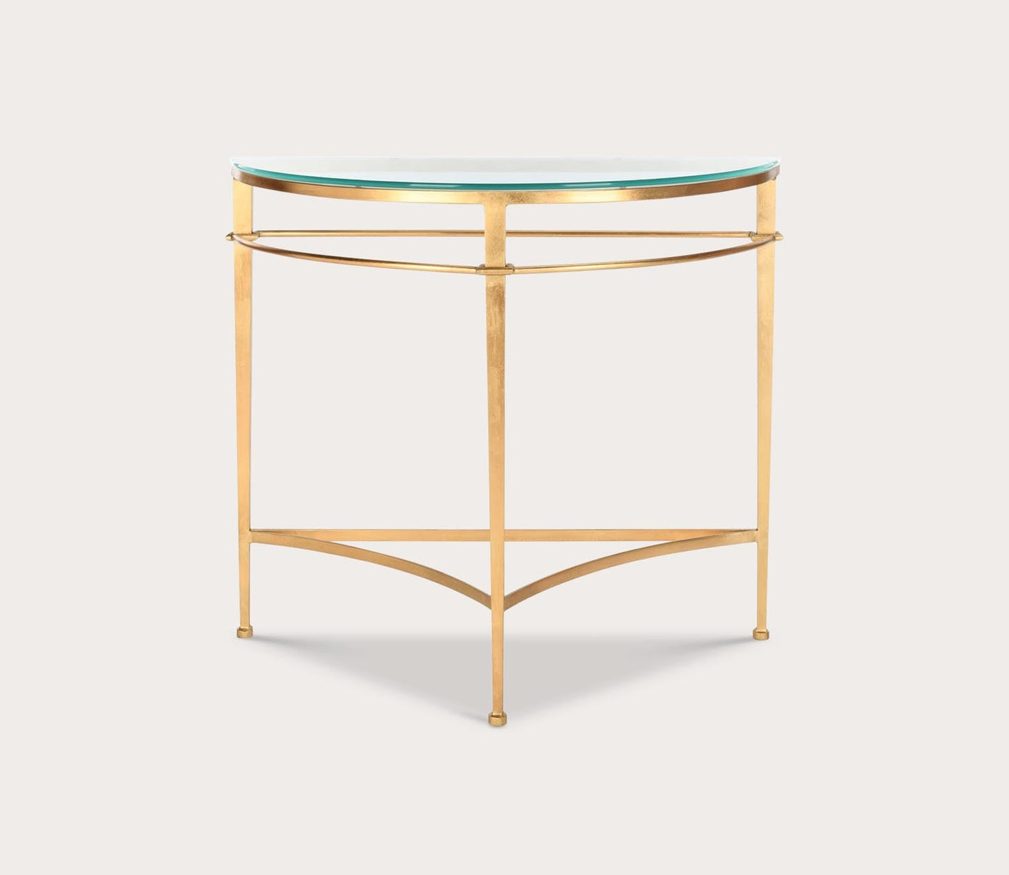 Safavieh Baur Glass Top Metal Console Table