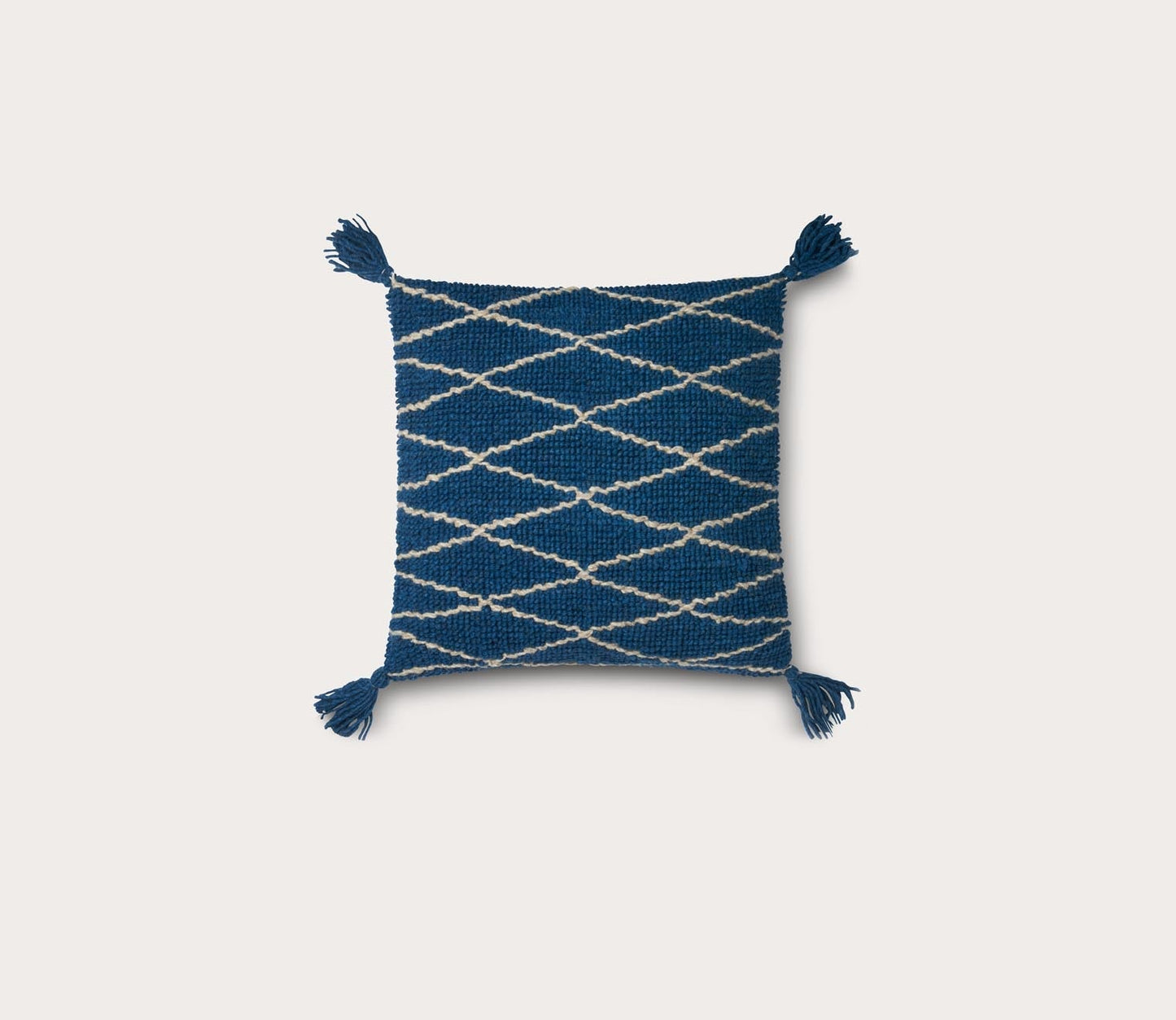Loloi Crisscross Blue Throw Pillow Set of 2