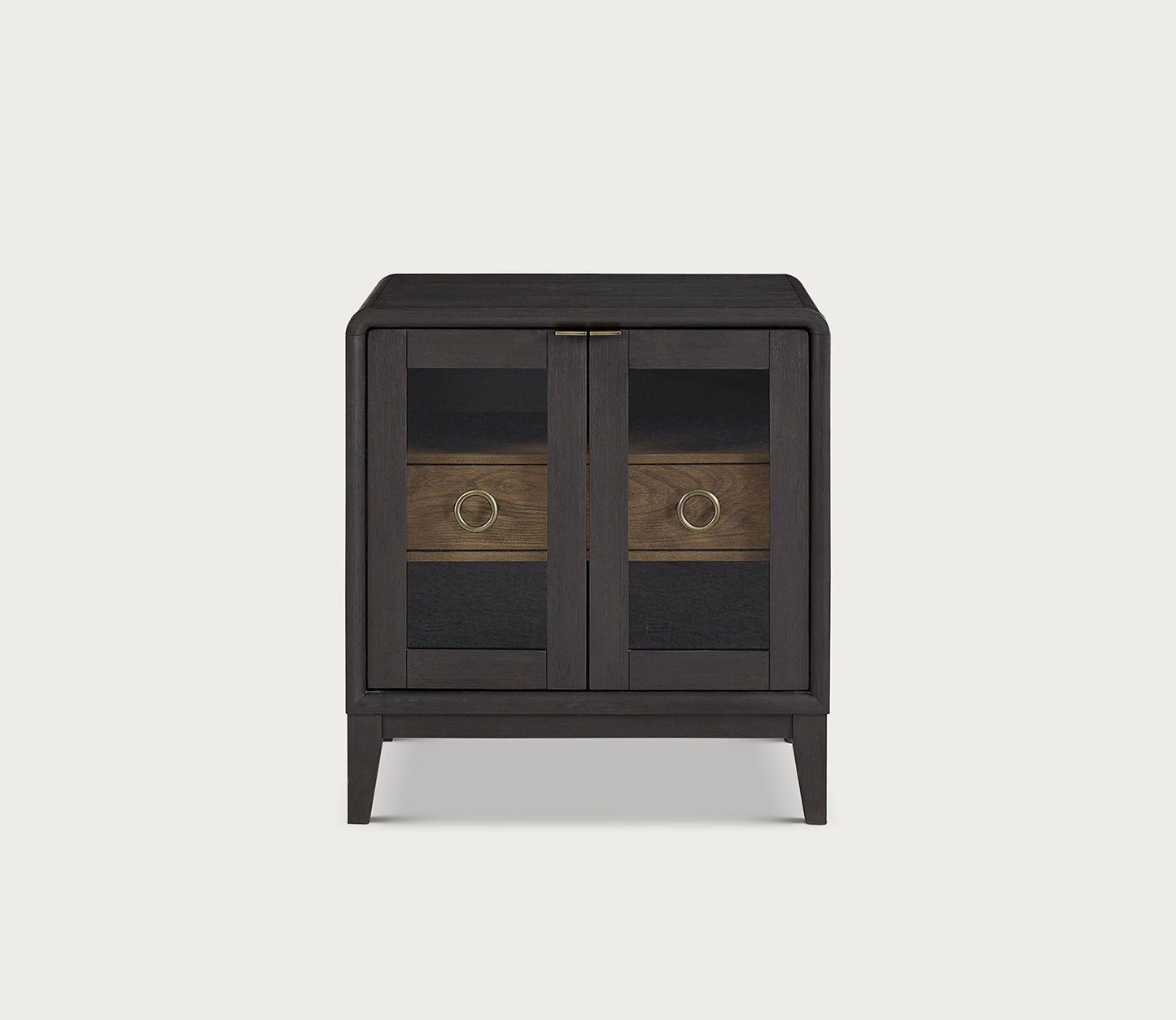 Elure Glass Door Nightstand