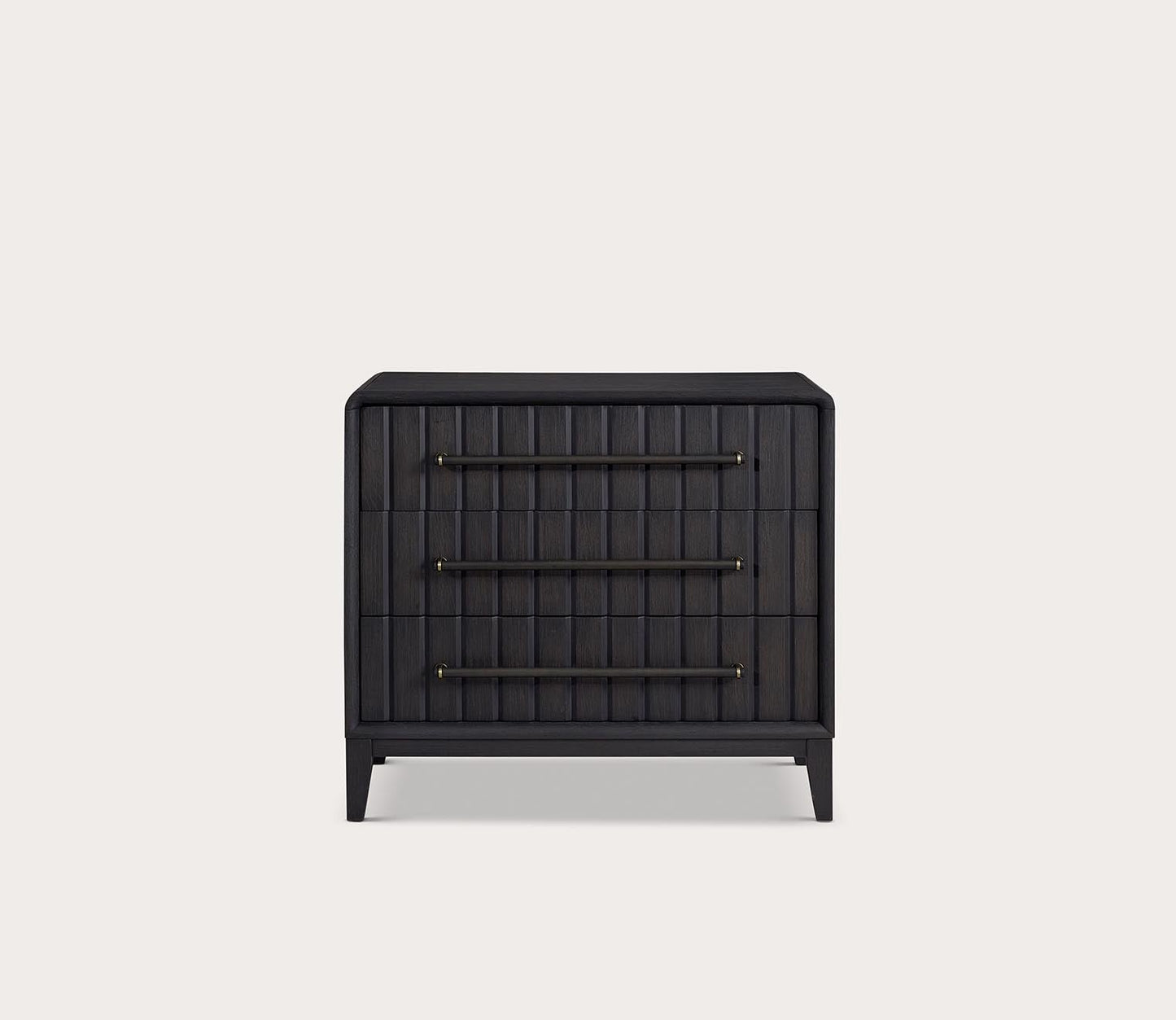 Elure Slatted Wood Bachelor Chest