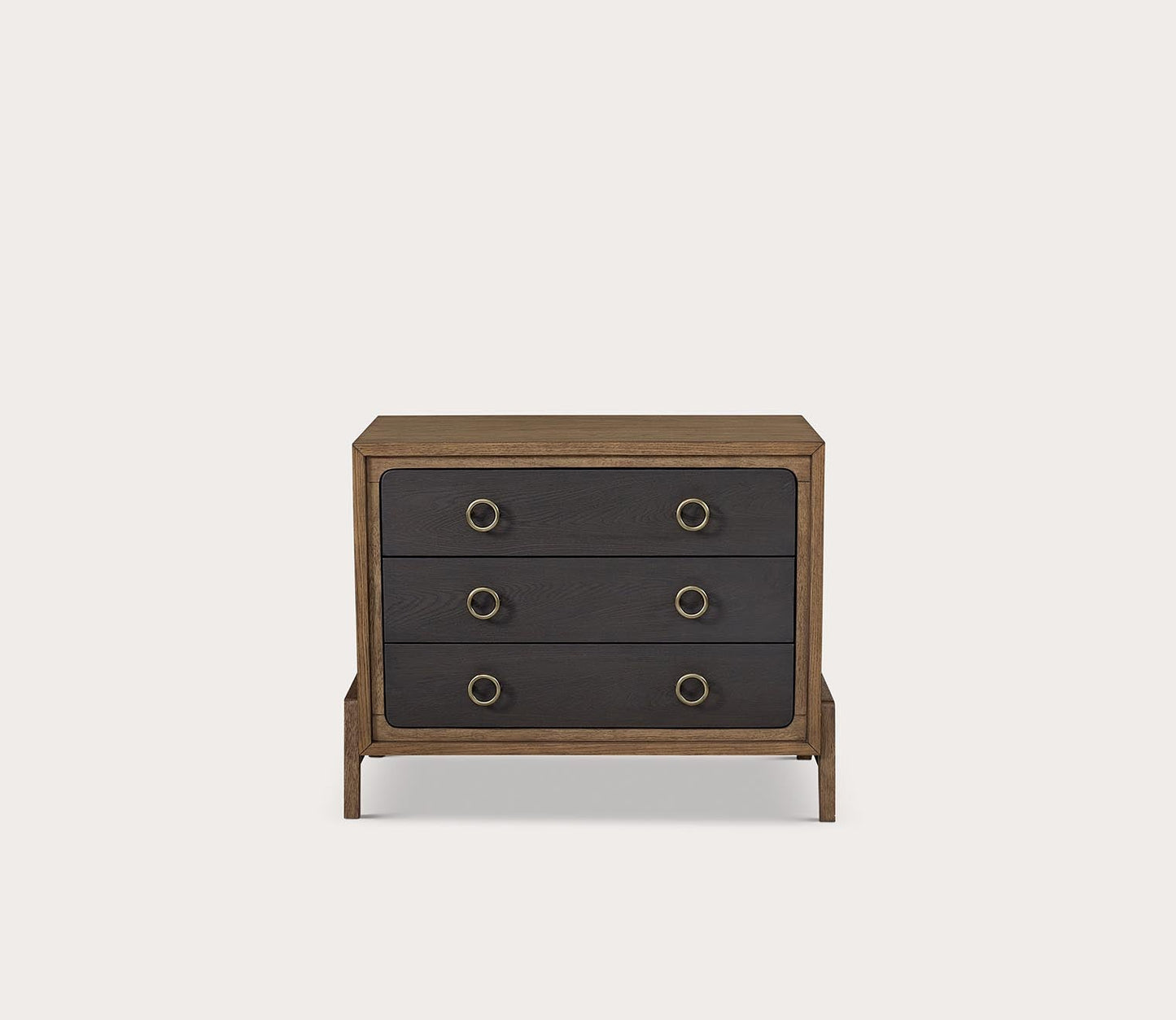 Elure Two-Tone Wood Bachelor Chest
