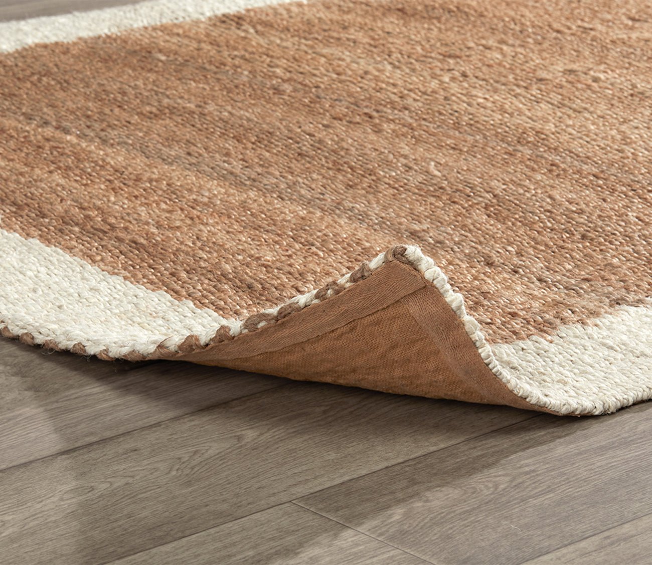 Villa by Classic Home Frame Jute Area Rug
