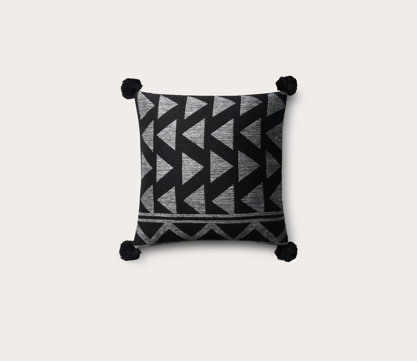 Loloi Geometric Black Throw Pillow Set of 2
