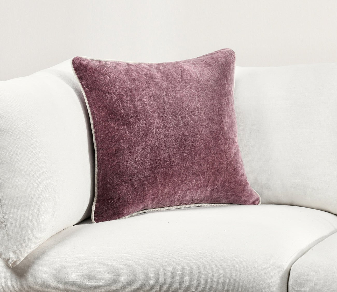Villa by Classic Home Heirloom Velvet Sangria Red Throw Pillow