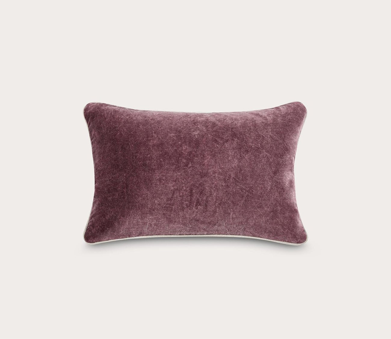 Villa by Classic Home Heirloom Velvet Sangria Red Throw Pillow