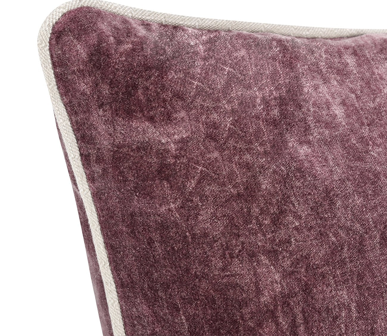 Villa by Classic Home Heirloom Velvet Sangria Red Throw Pillow
