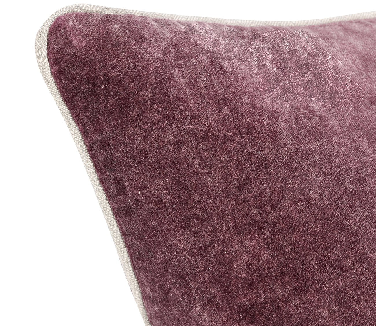 Villa by Classic Home Heirloom Velvet Sangria Red Throw Pillow