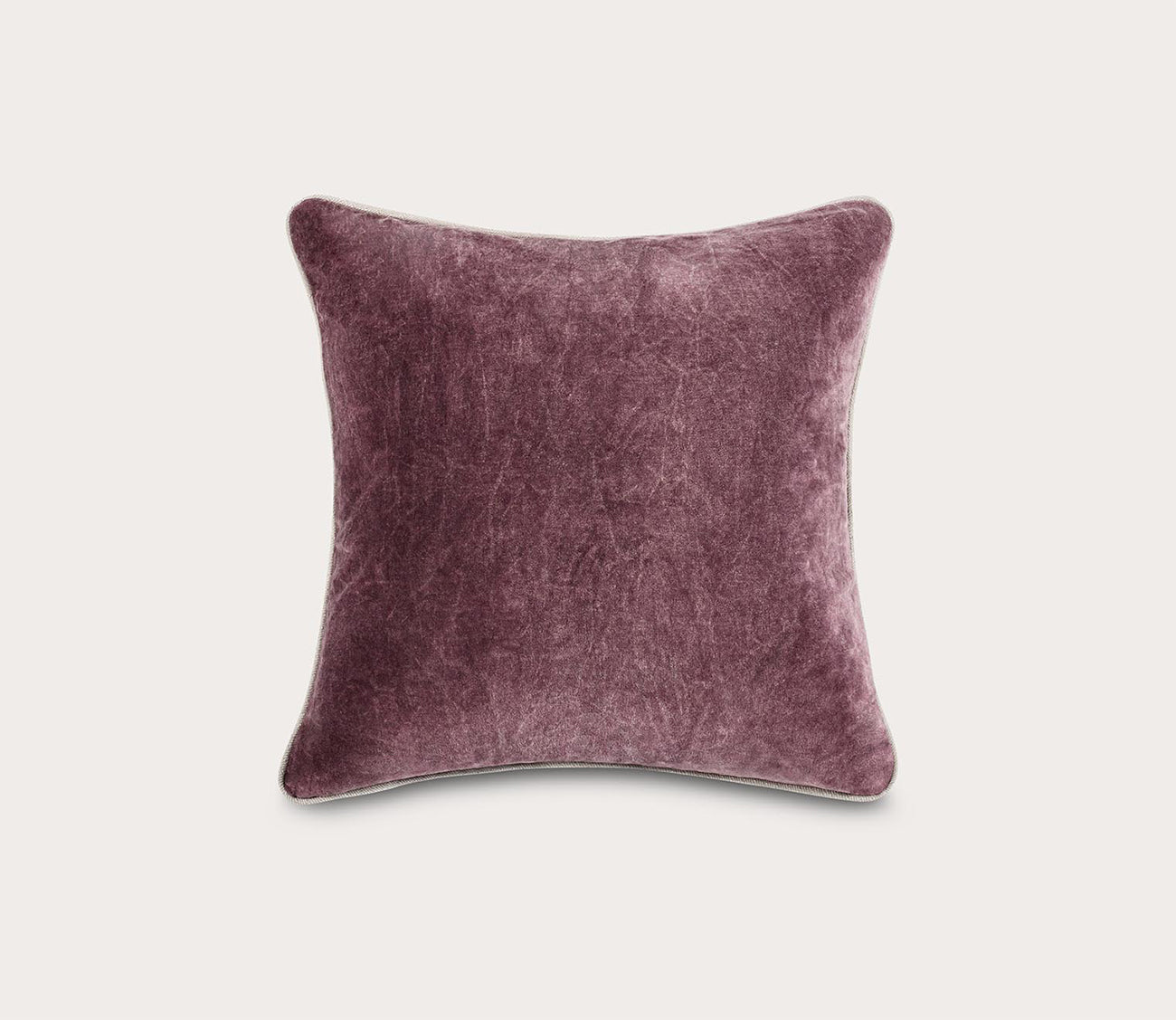 Villa by Classic Home Heirloom Velvet Sangria Red Throw Pillow