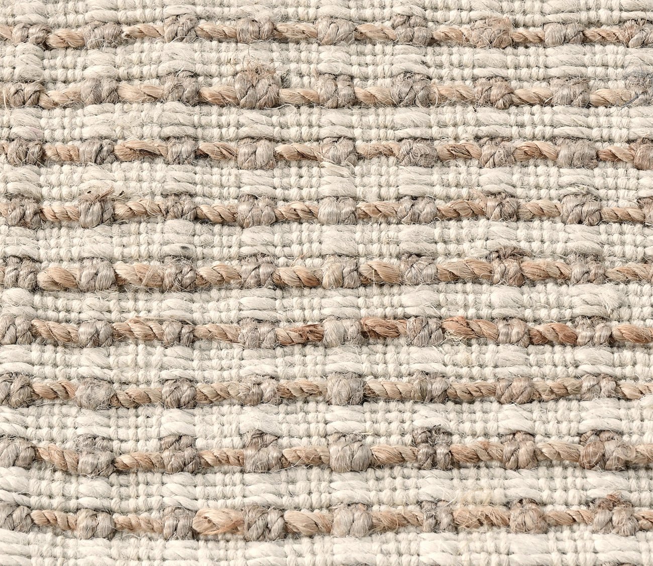 Villa by Classic Home Huntington Jute Ivory Natural Area Rug