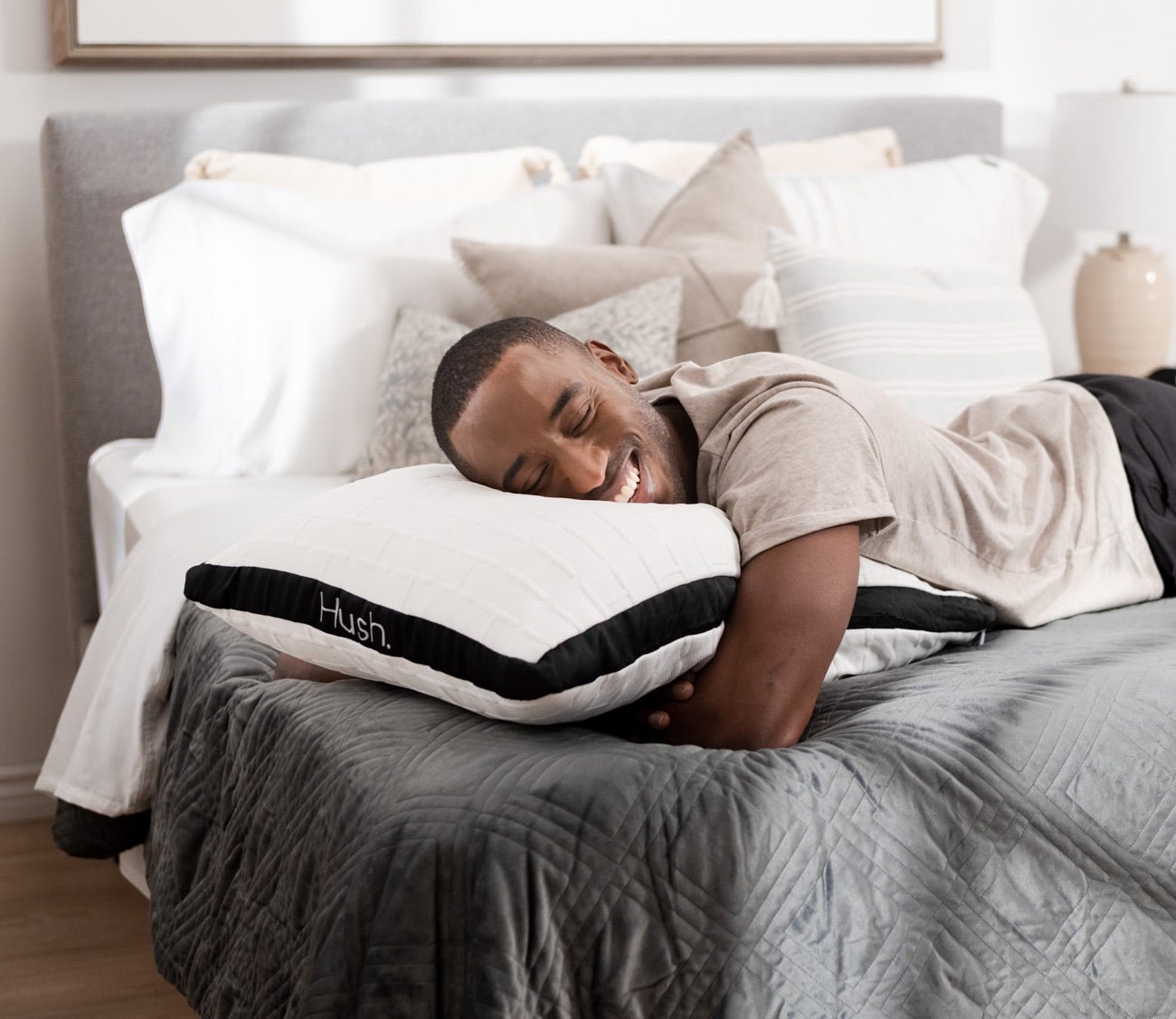 Hush Cooling Adjustable Hybrid Pillow