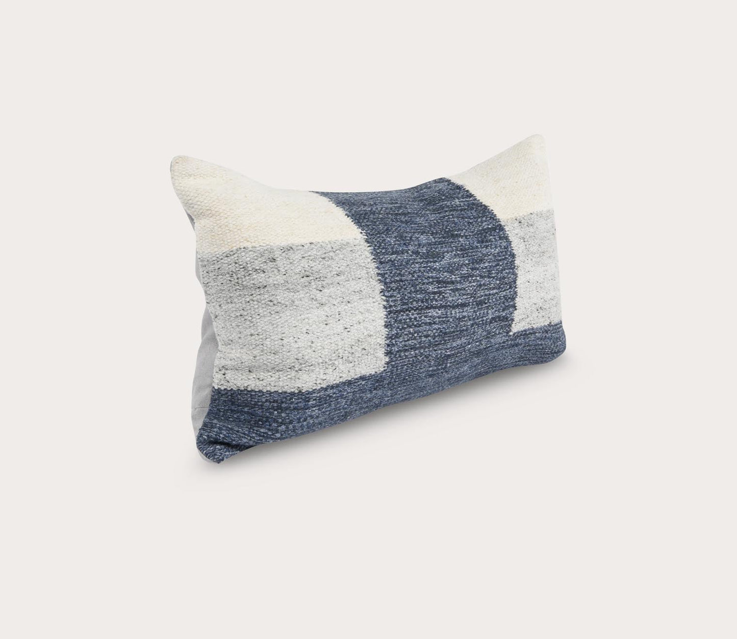 Villa by Classic Home Kass Night Blue Gray Throw Pillow