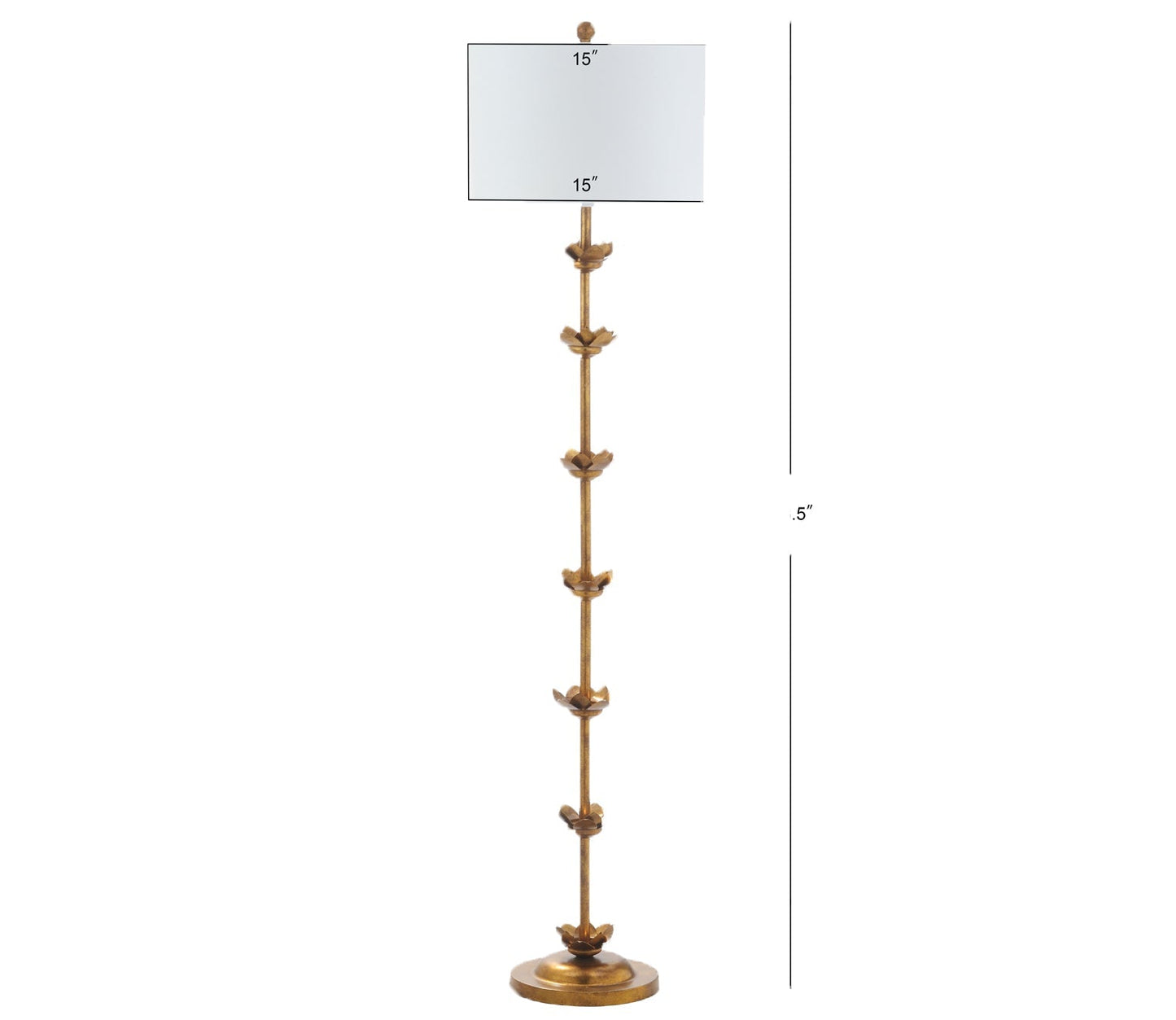 Landen Gold Floor Lamp