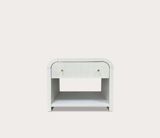 Safavieh Liabella 1-Drawer Curved Nightstand