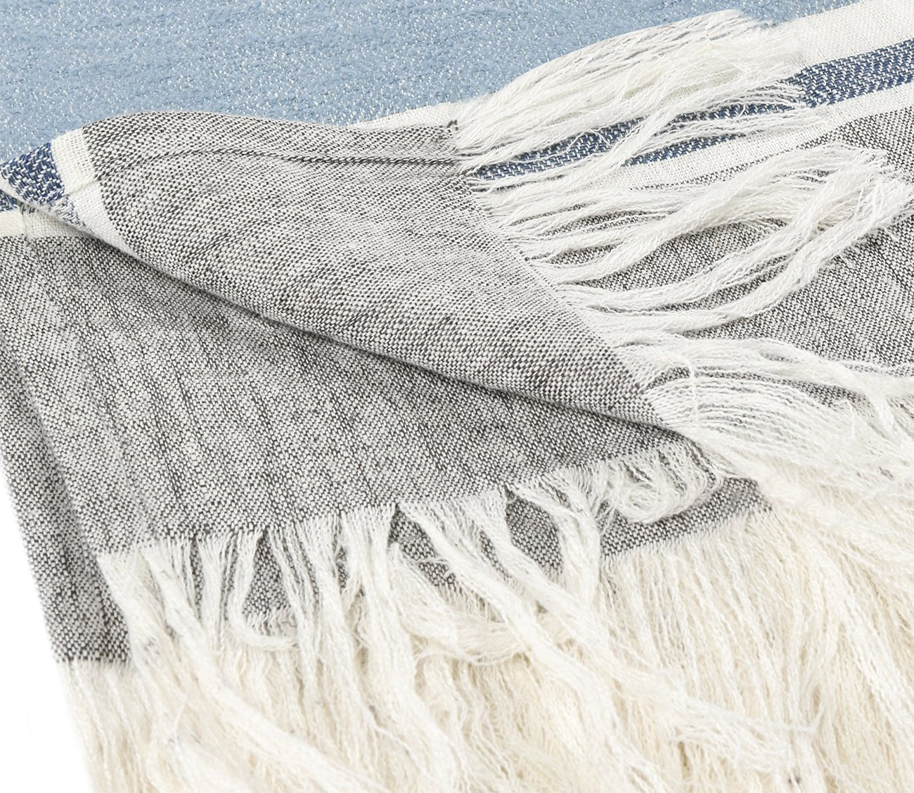 Villa by Classic Home Lima Stripe Throw Blanket