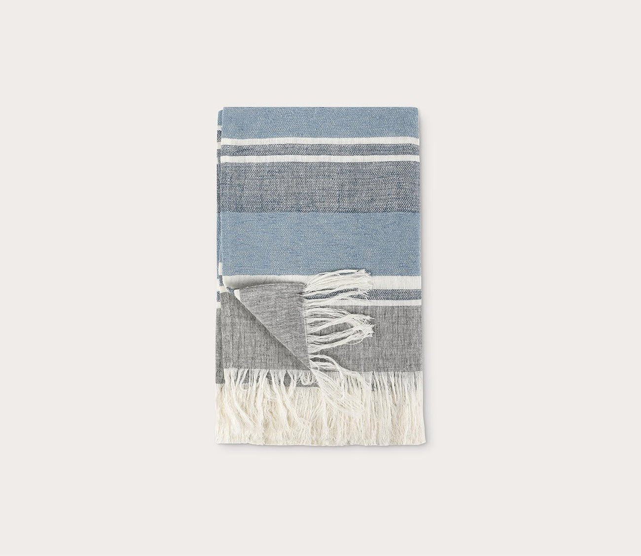 Villa by Classic Home Lima Stripe Throw Blanket