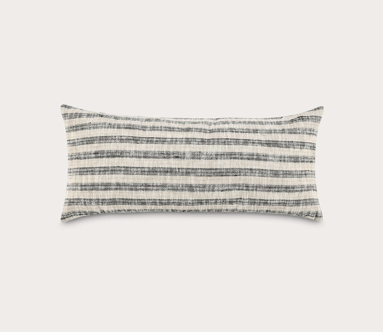 Villa by Classic Home Linna Natural Black Throw Pillow