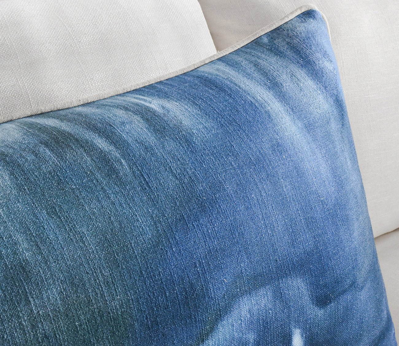 Villa by Classic Home Mantra Capri Blue Multi Throw Pillow