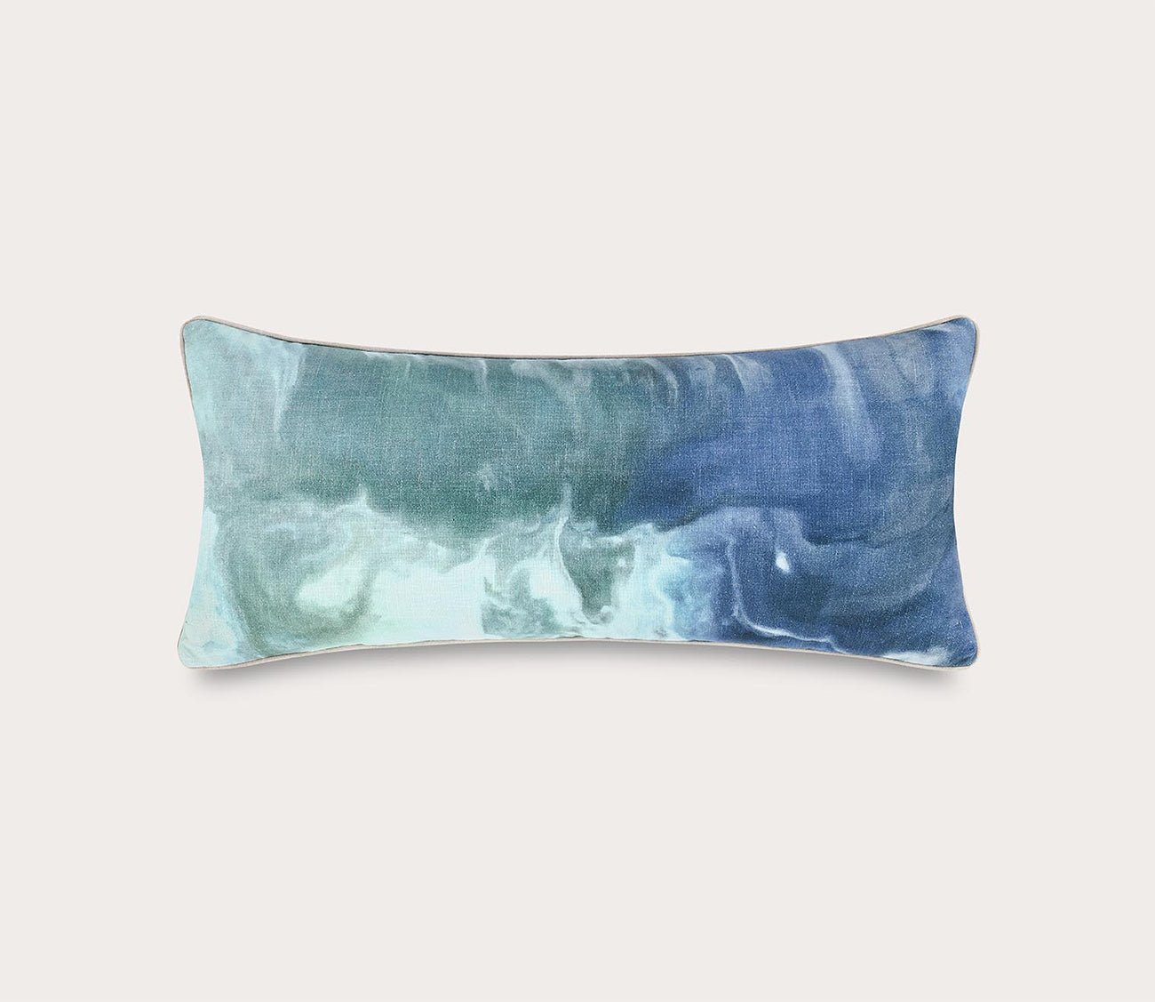 Villa by Classic Home Mantra Capri Blue Multi Throw Pillow