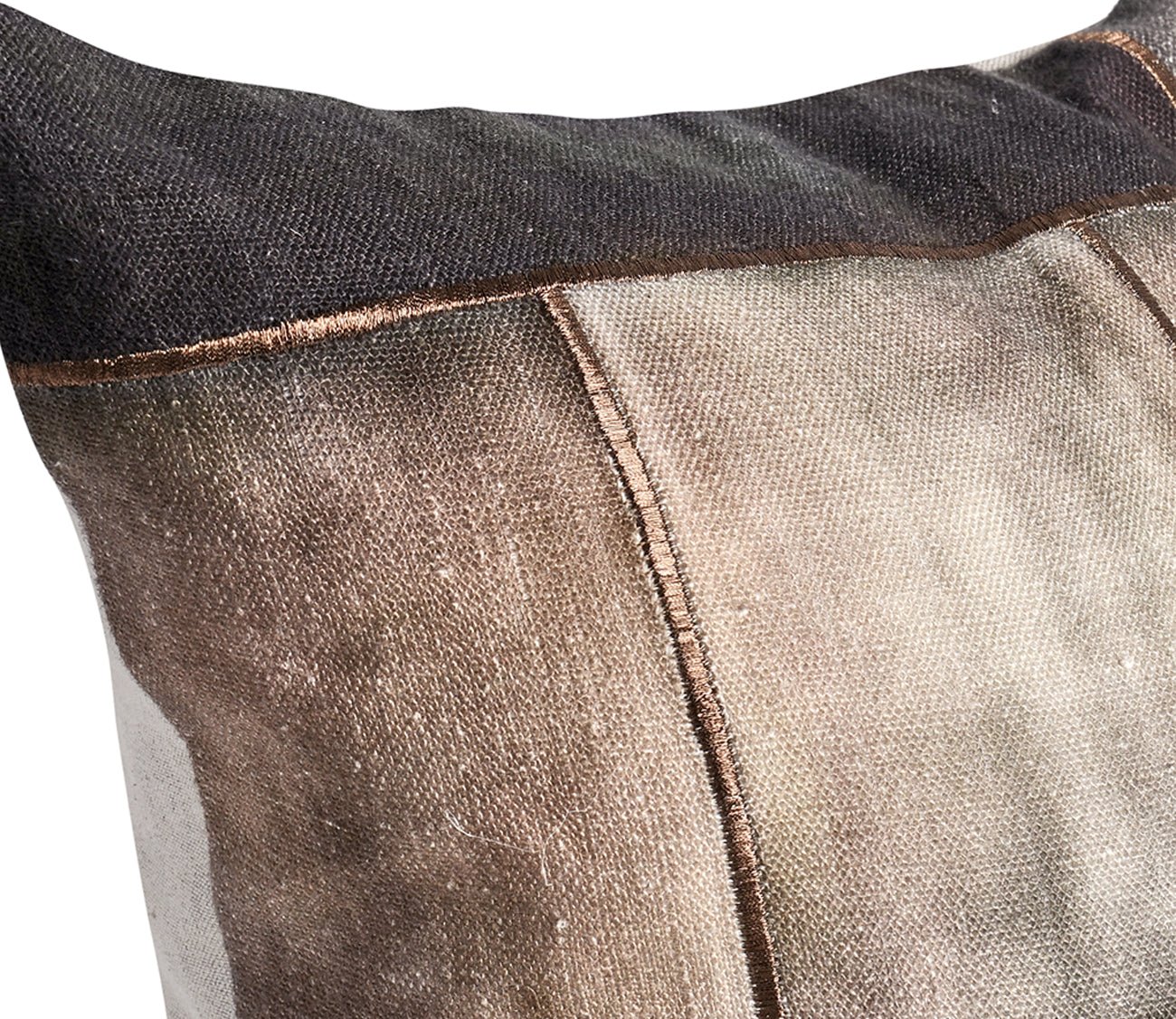 Villa by Classic Home Maude Penny Brown Throw Pillow
