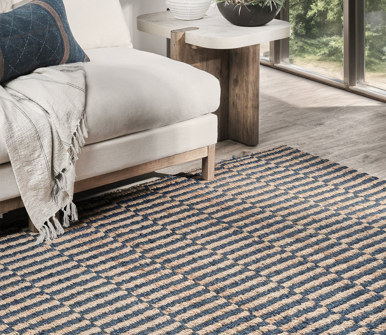 Villa by Classic Home Monterey Jute Area Rug