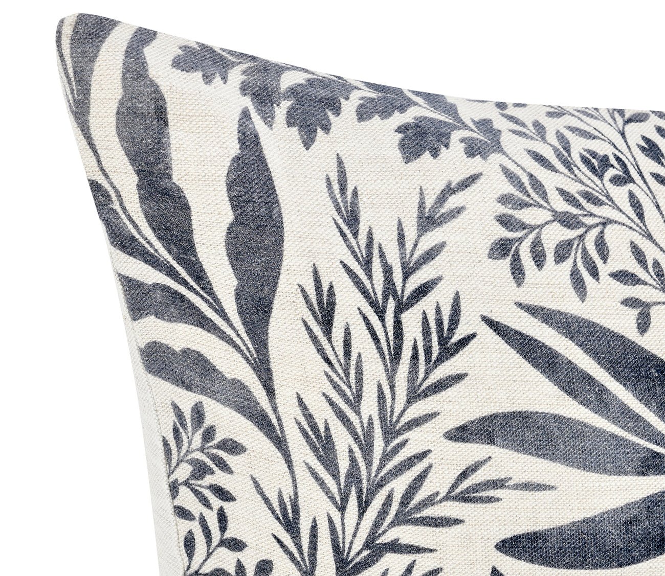 Villa by Classic Home Mulberry Denim Blue Throw Pillow