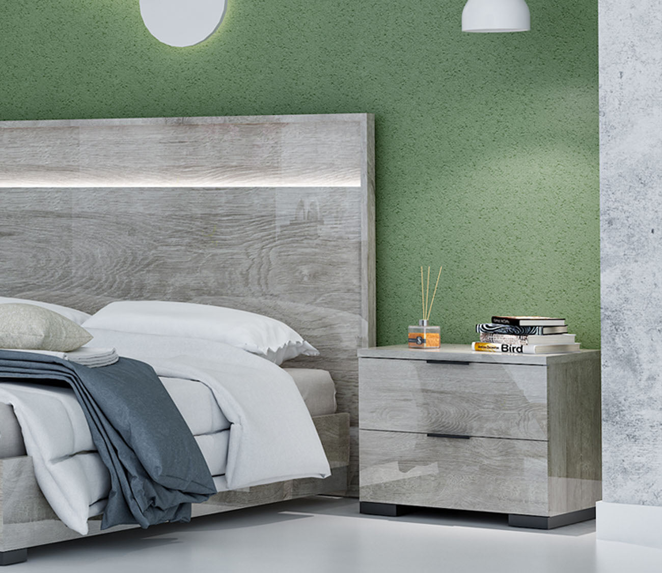 Odessa 2-Drawer Nightstand