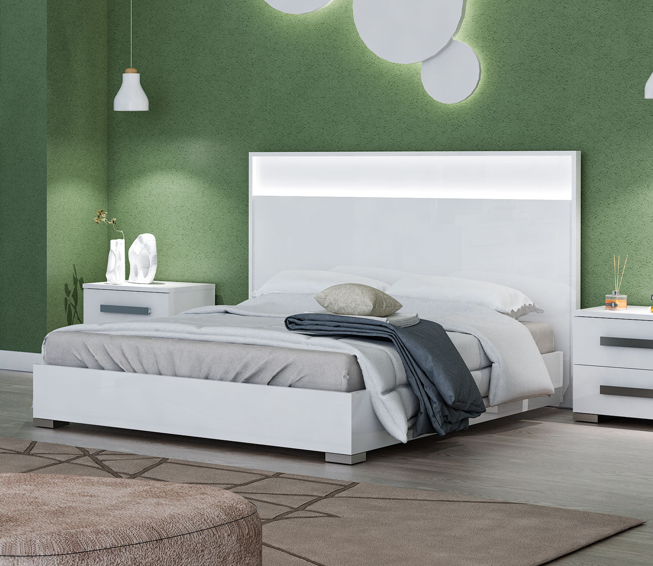 Odessa LED Panel Bed