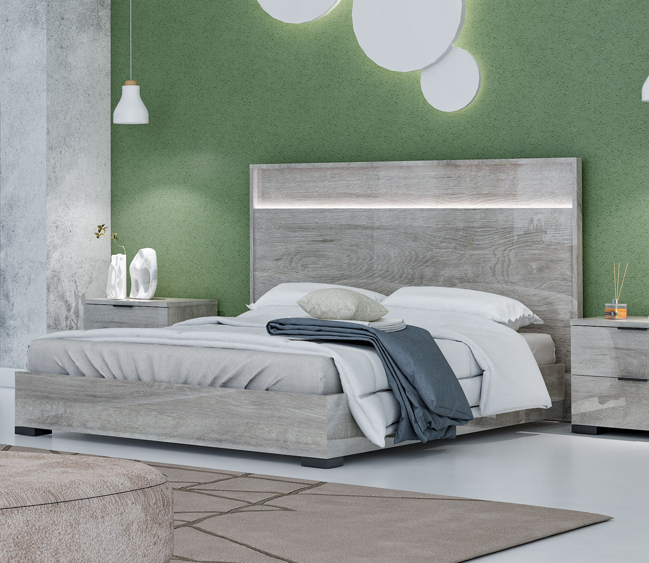 Odessa LED Panel Bed