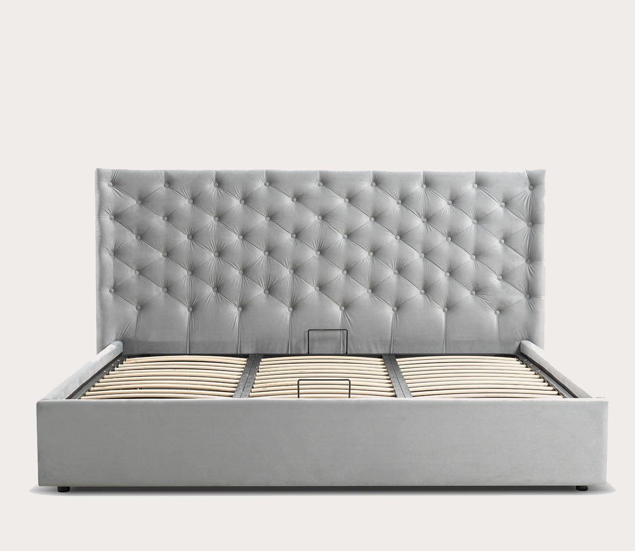 Parker Tufted Velvet Upholstered Storage Bed