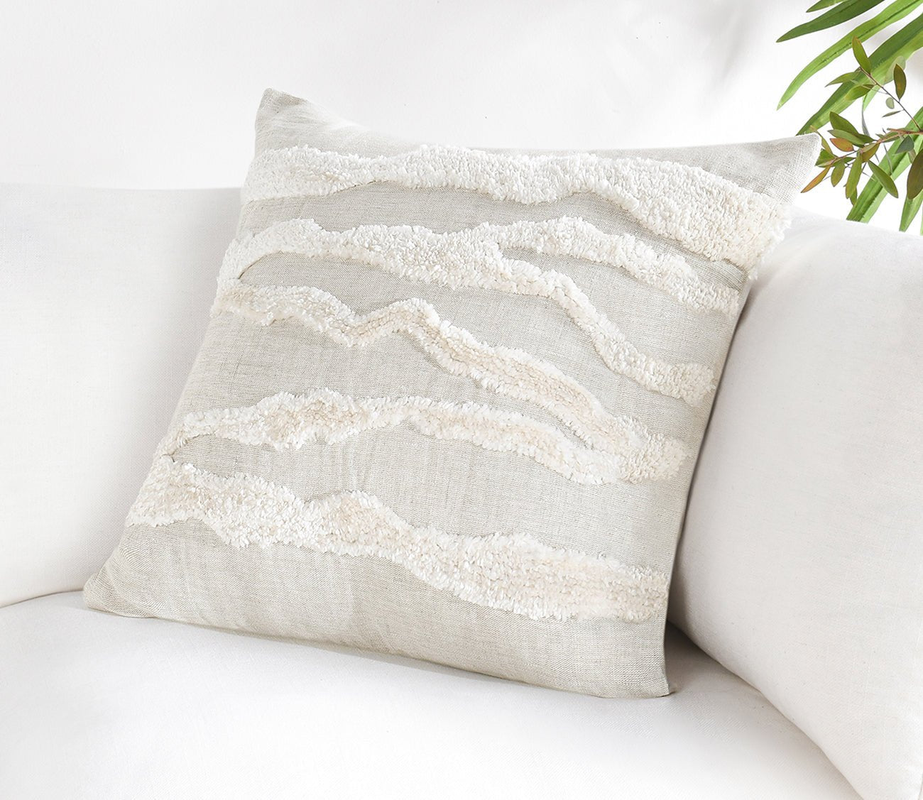 Villa by Classic Home Passage Hand-Tufted Throw Pillow