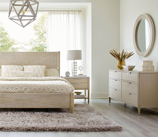 Palmetto Home Payton White Oak Bedroom Set