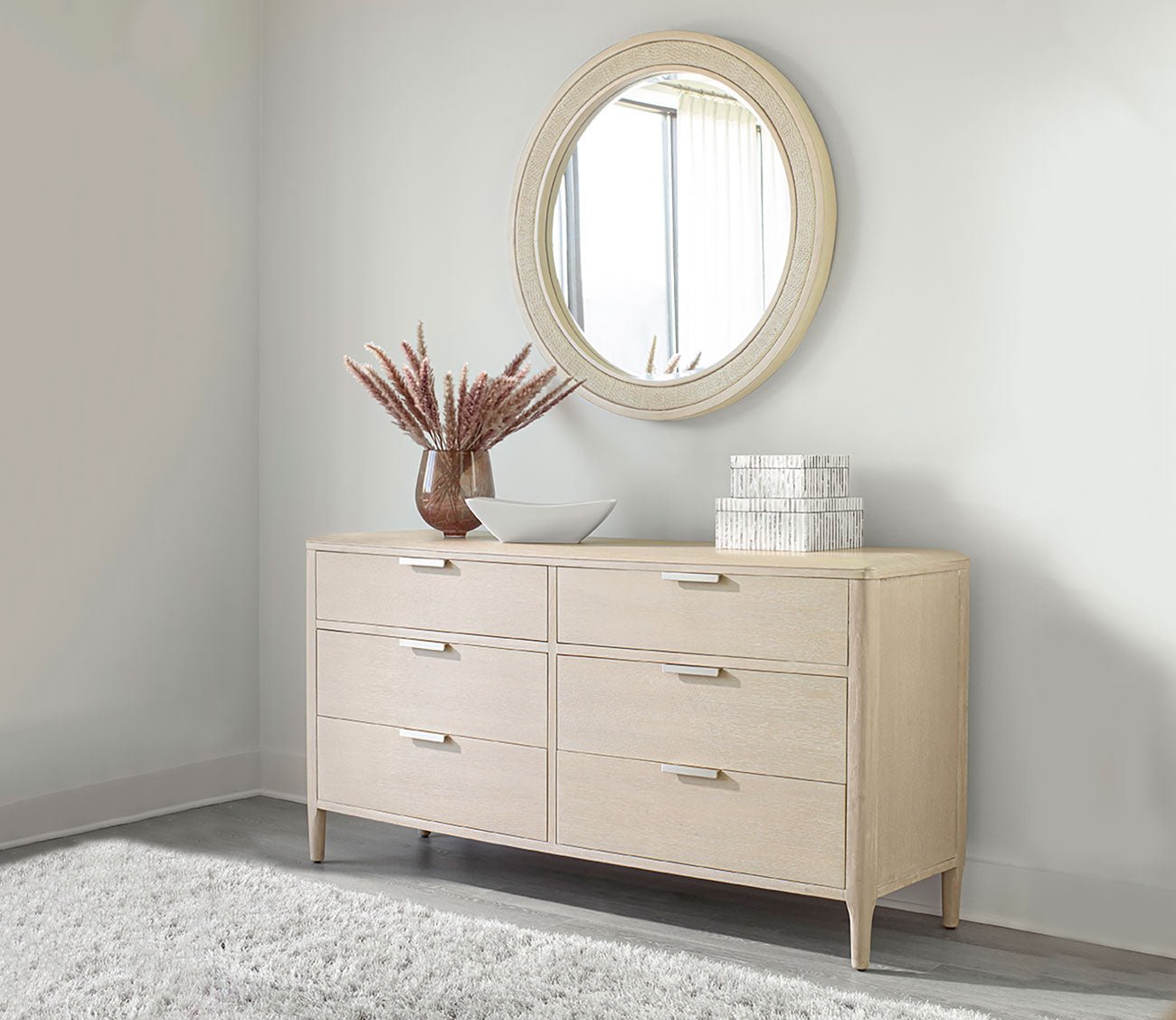 Palmetto Home Payton White Oak Bedroom Set