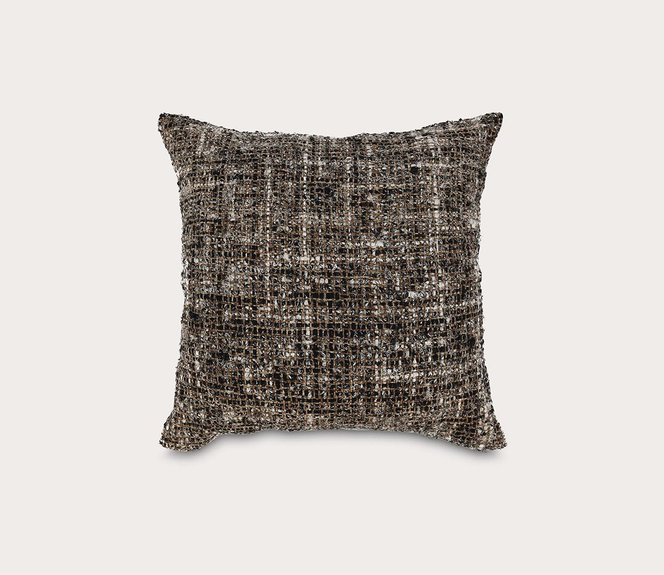 Villa by Classic Home Porter Black Ivory Throw Pillow