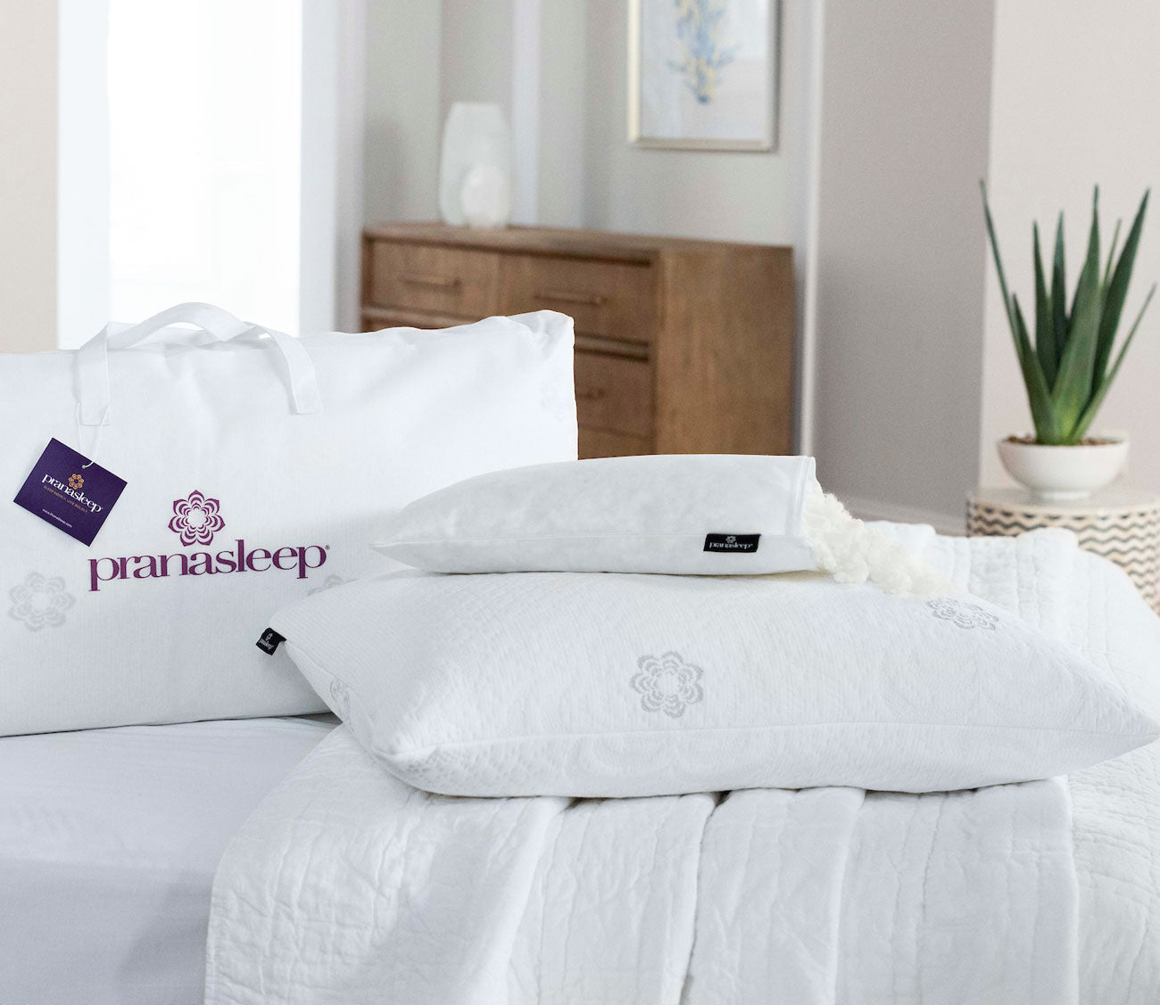 PranaSleep Dharma Adjustable Latex Pillow