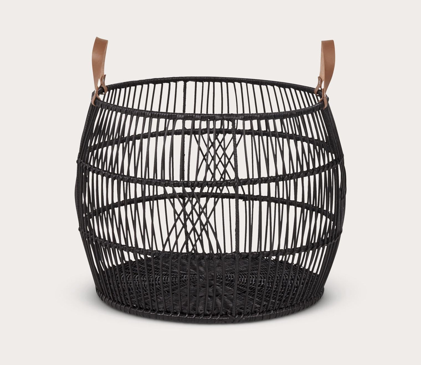 Villa by Classic Home Rattan Iron Basket