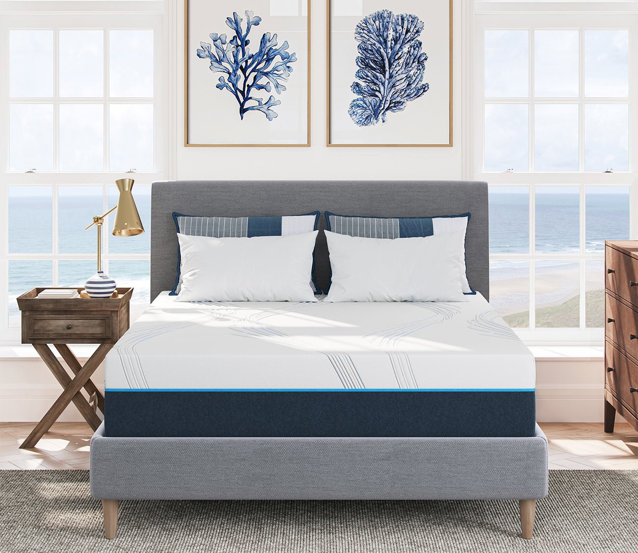 Nautica Reflect 12'' Medium Firm Memory Foam Mattress