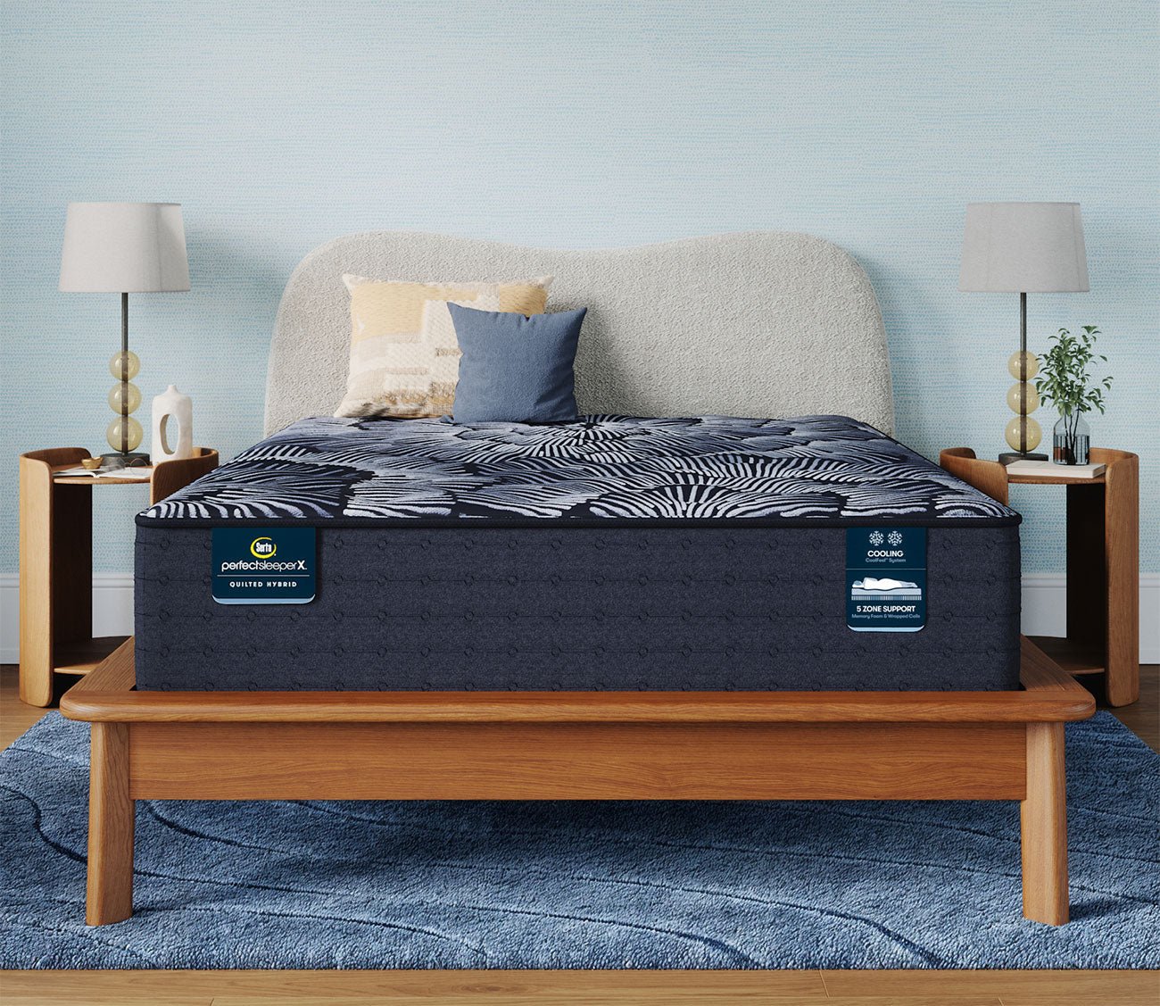 Serta Perfect Sleeper Coral Shores Quilted Plush Hybrid Mattress