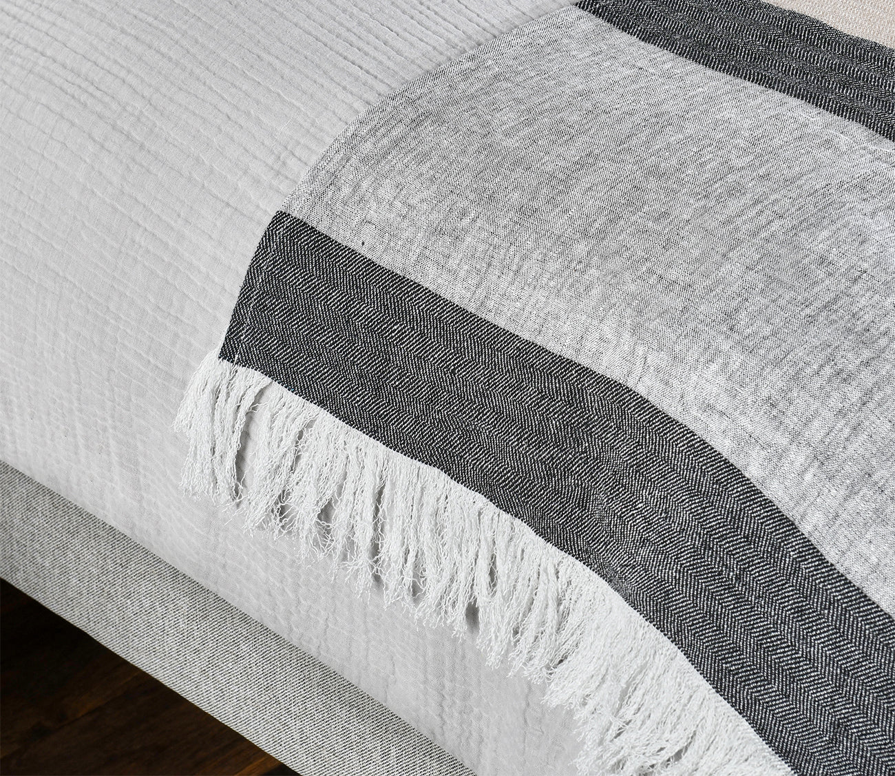 Villa by Classic Home Talara Crafted Throw Blanket