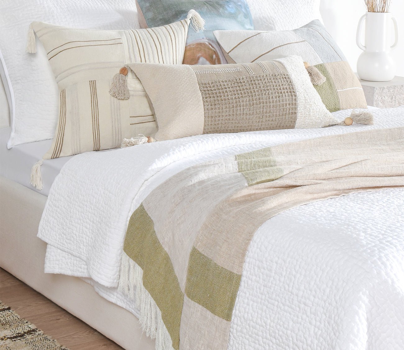 Villa by Classic Home Talara Crafted Throw Blanket