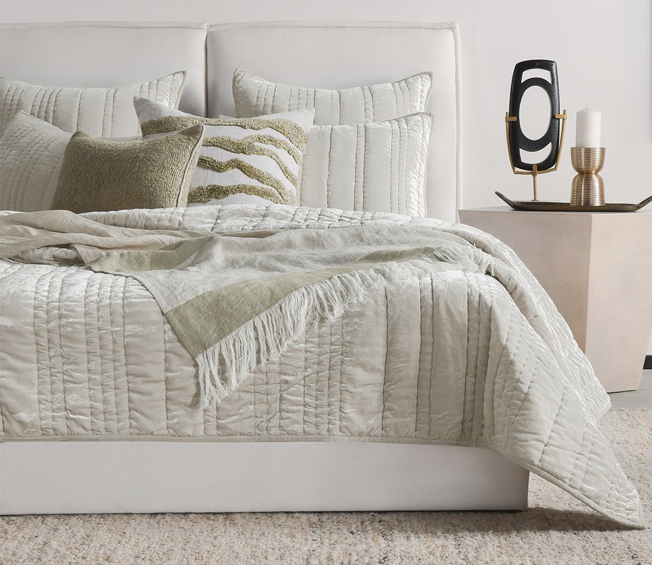 Villa by Classic Home Talara Crafted Throw Blanket