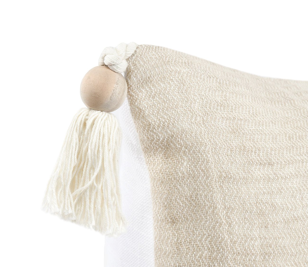 Villa by Classic Home Talara Wheat Green Natural Throw Pillow