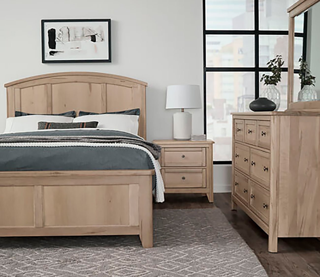 Vaughan Bassett Woodbridge Arched Bedroom Set