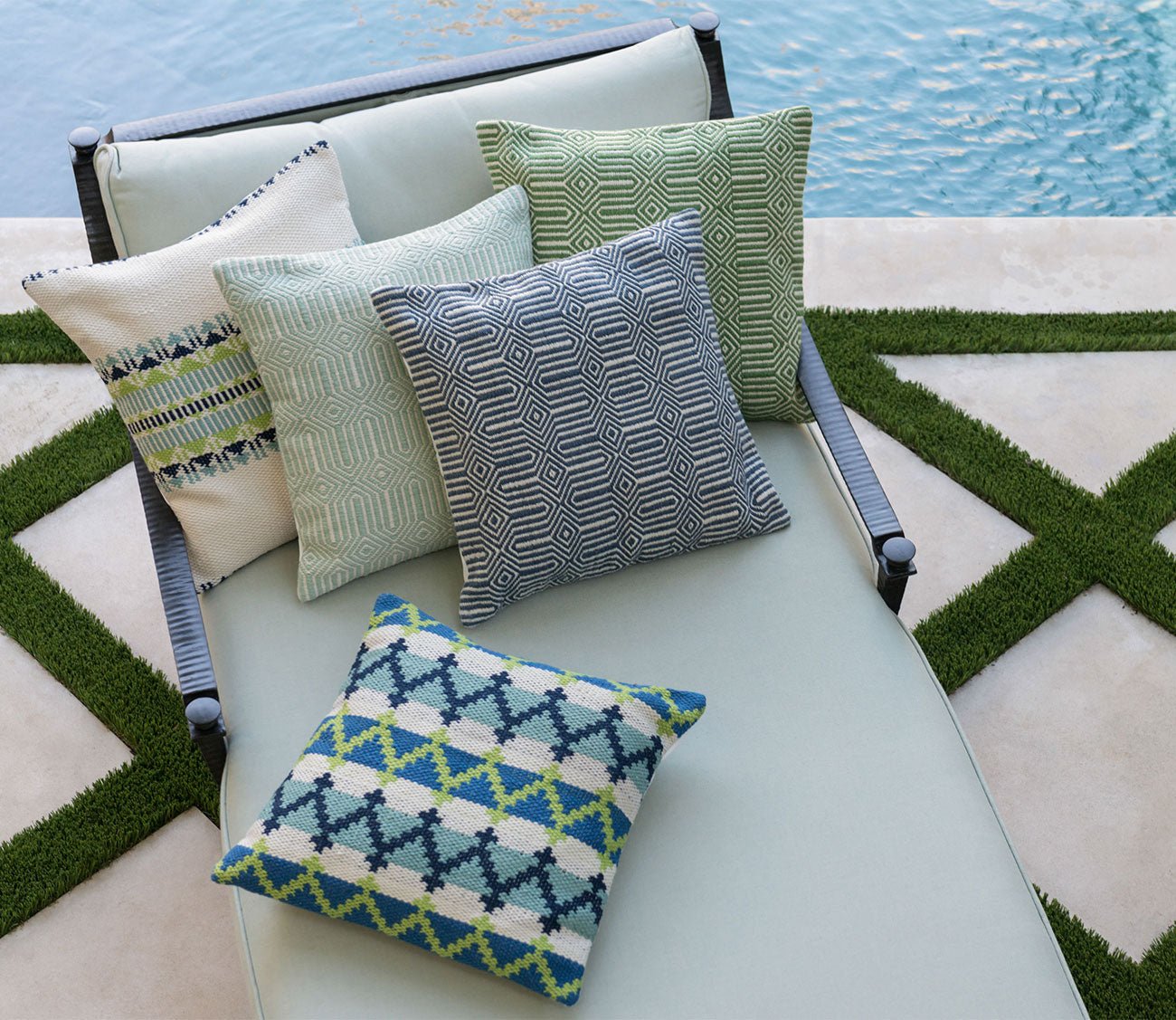 Loloi Woven Geo Throw Pillow Set of 2