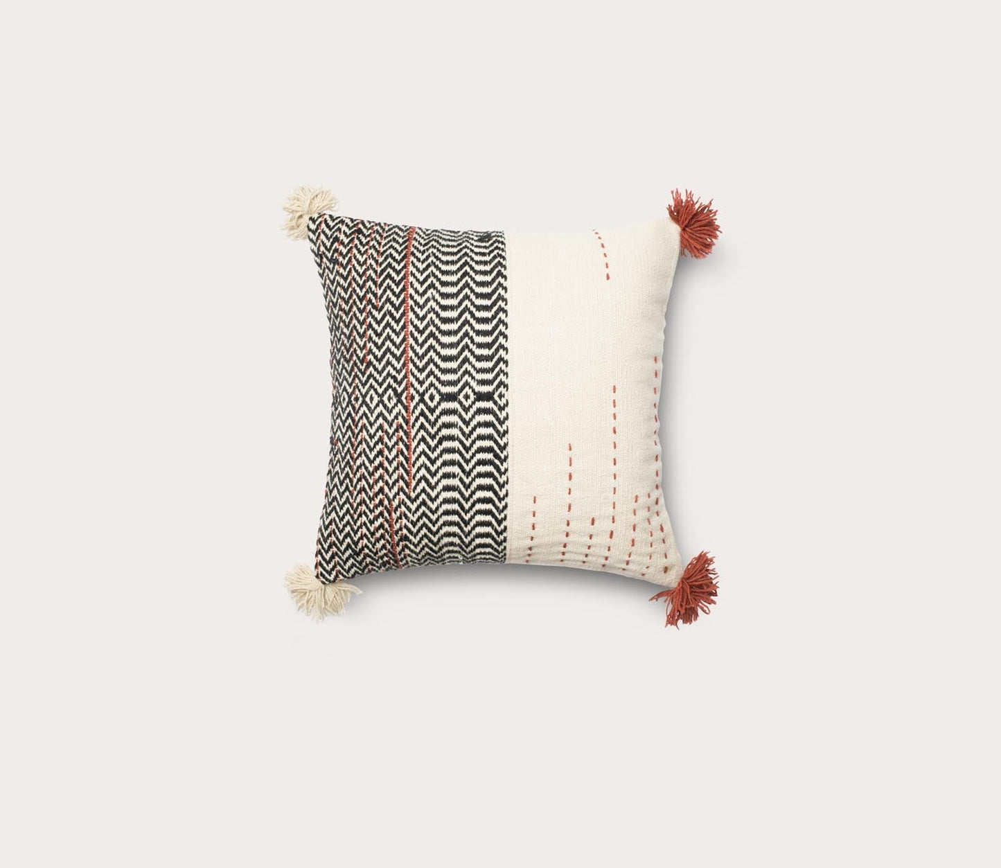 Loloi Woven Wool Throw Pillow Set of 2