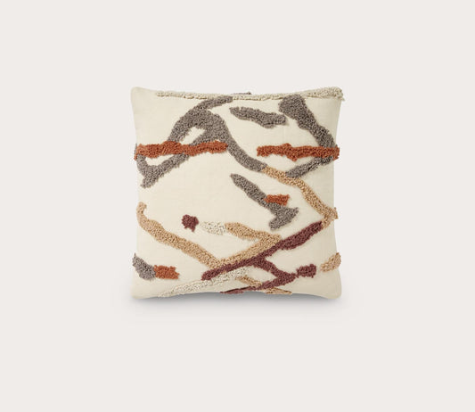 Loloi Abstract Tufted Throw Pillow Set of 2