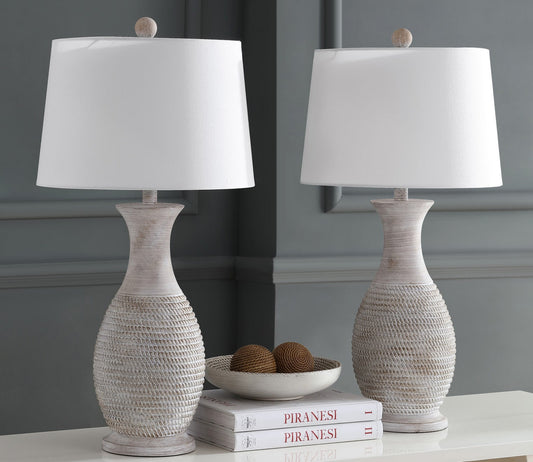 Bentlee Gray Table Lamp Set of 2